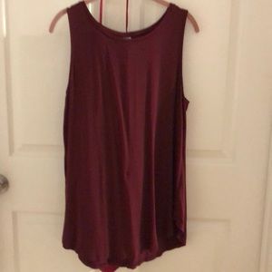 Old Navy Burgundy Sleeveless Top